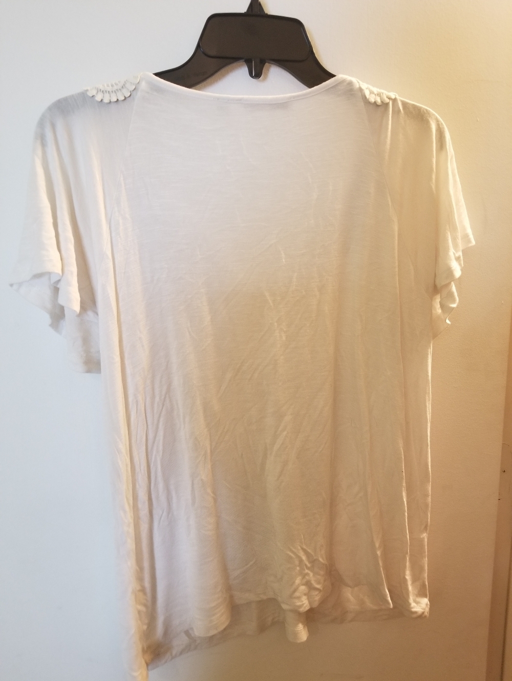 Maria Gabrielle White Floral Applica Blouse - Picture 4 of 6